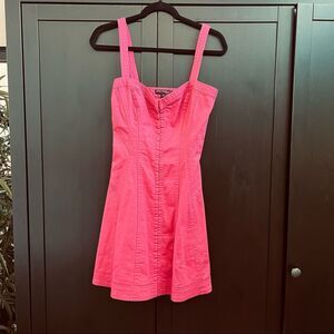 Betsy Johnson Pink/Fuchsia Hook & Eye Closure Dress Size 2